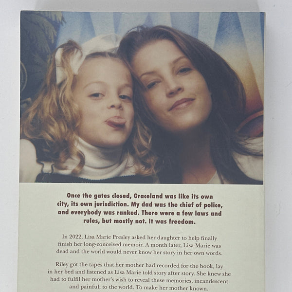 Lisa Marie Presleys from here to the great unknown back cover image
