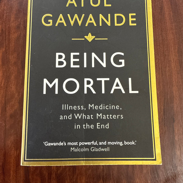 Atul Gawande Being Mortal cover