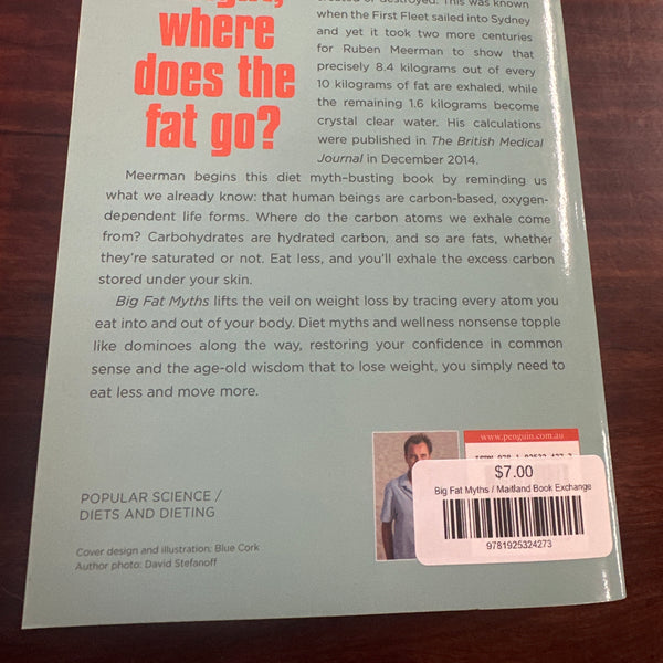 'Big Fat Myths' by Ruben Meerman back cover