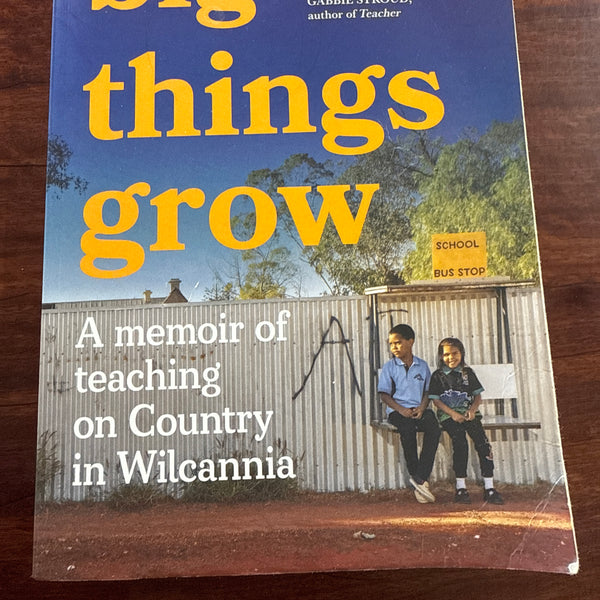 Big Things Grow: A memoir of teaching on Country in Wilcannia front cover