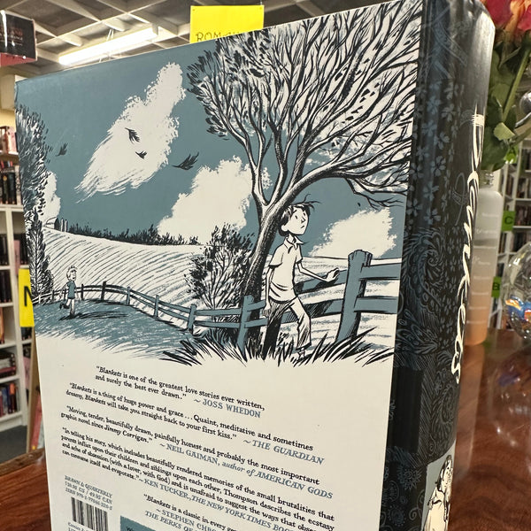 Craig Thompson  Blankets back cover
