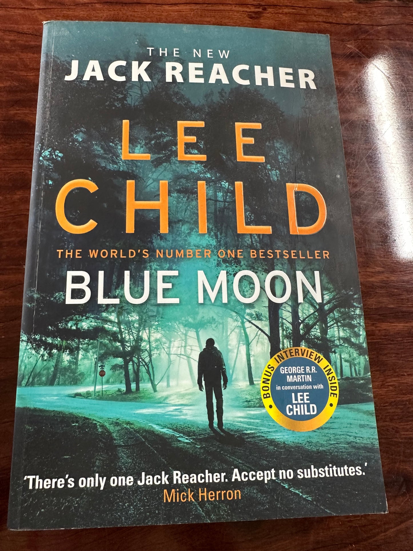 Lee Child Blue Moon cover