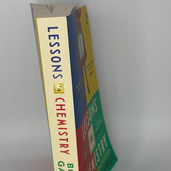 Bonnie Garmus Lessons in Chemistry actual spine used books