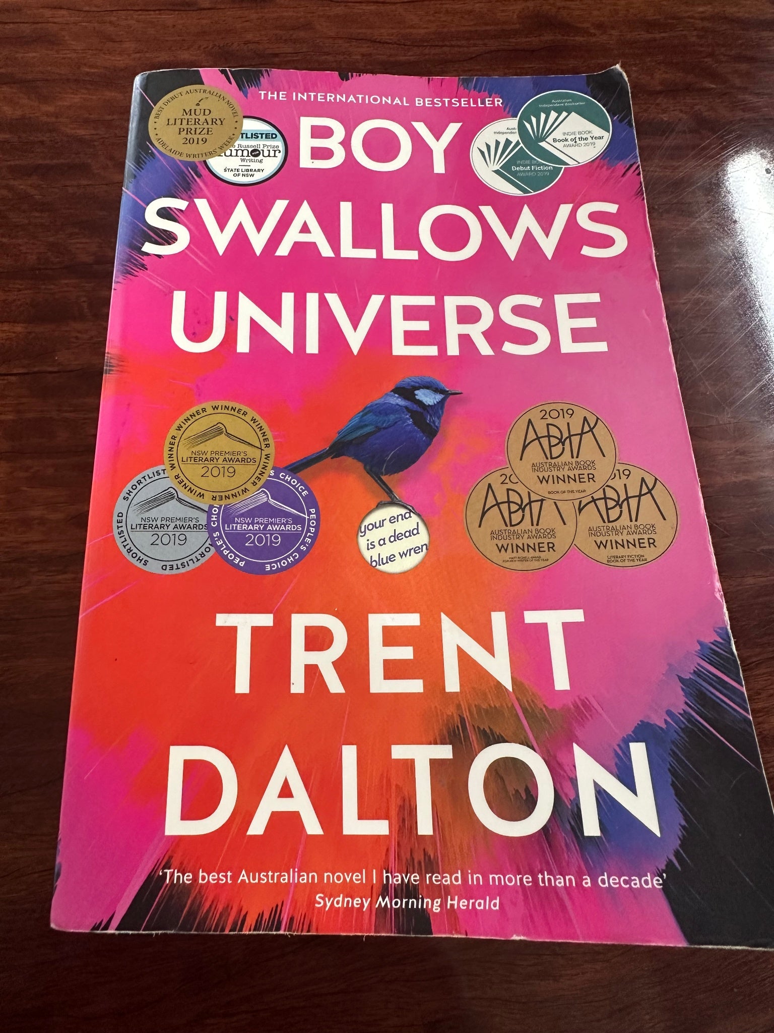 Trent Dalton Boy Swallows Universe Cover Image