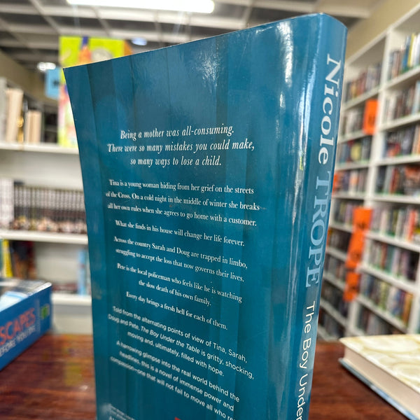 Nicole Trope the Boy under the table back cover