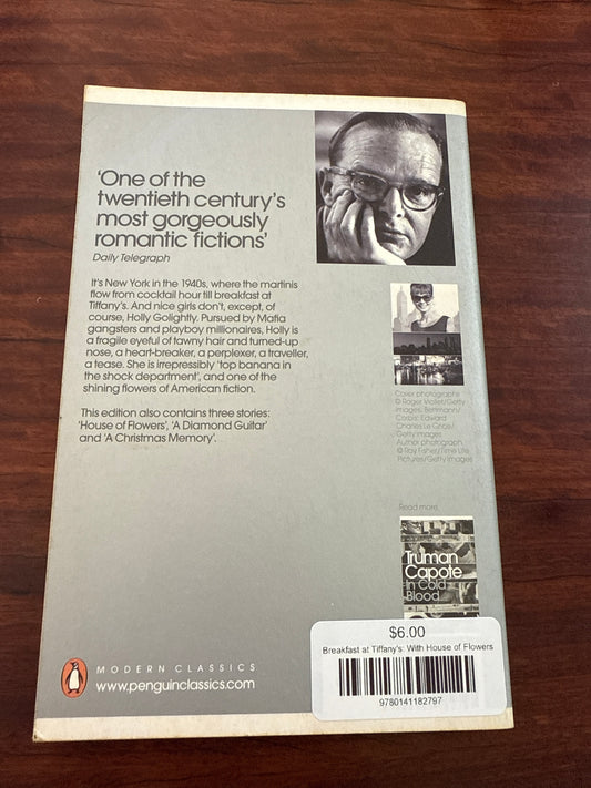 Truman Capote Breakfast at Tiffany's back cover