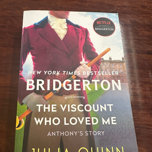 Bridgerton: The Viscount who loved me front cover image Julia Quinn