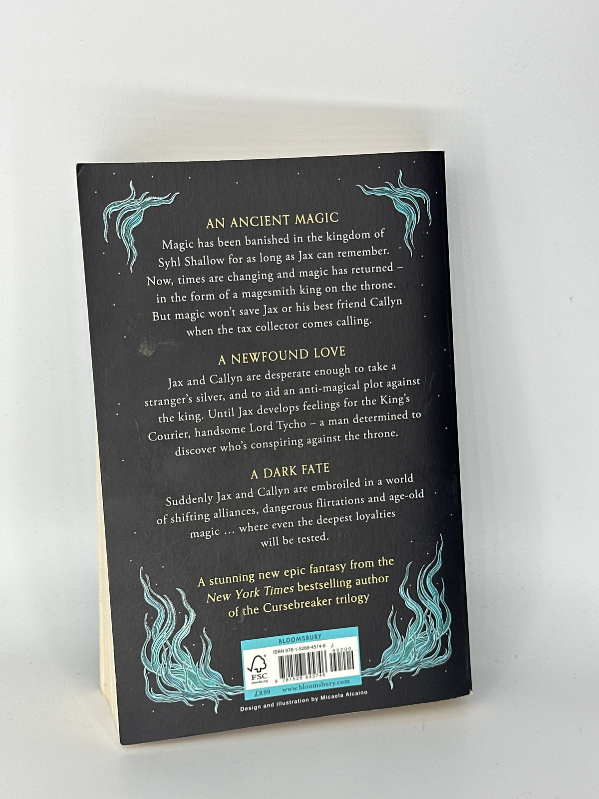 Brigid Kemmerer Forging Silver into Stars ( Forging Silver into Stars Series) actual back cover used books