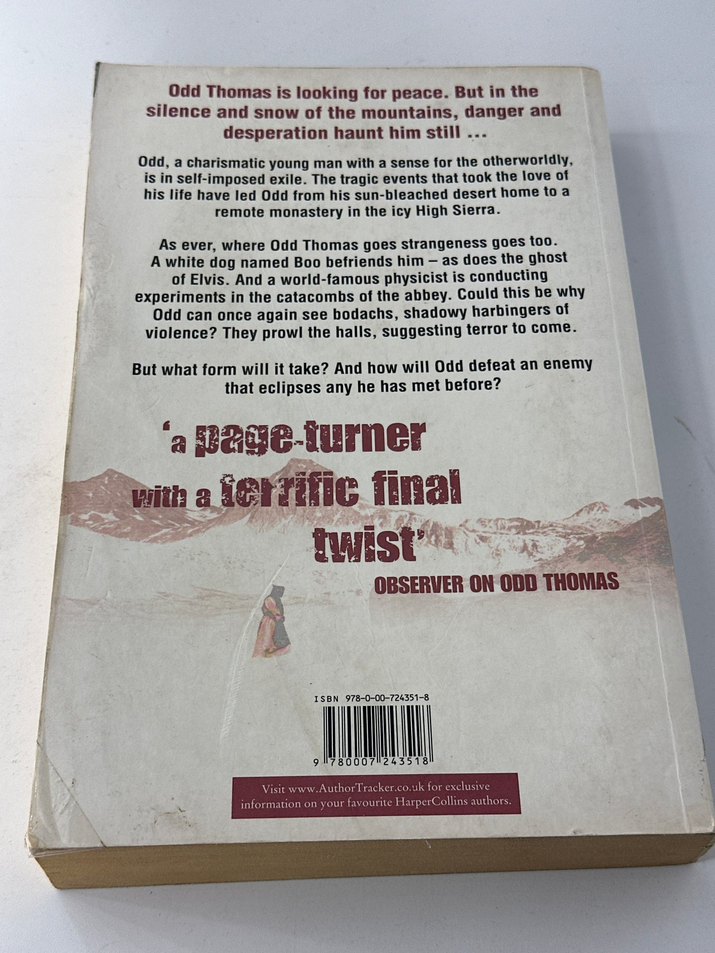 Dean Koontz Brother Odd back cover image