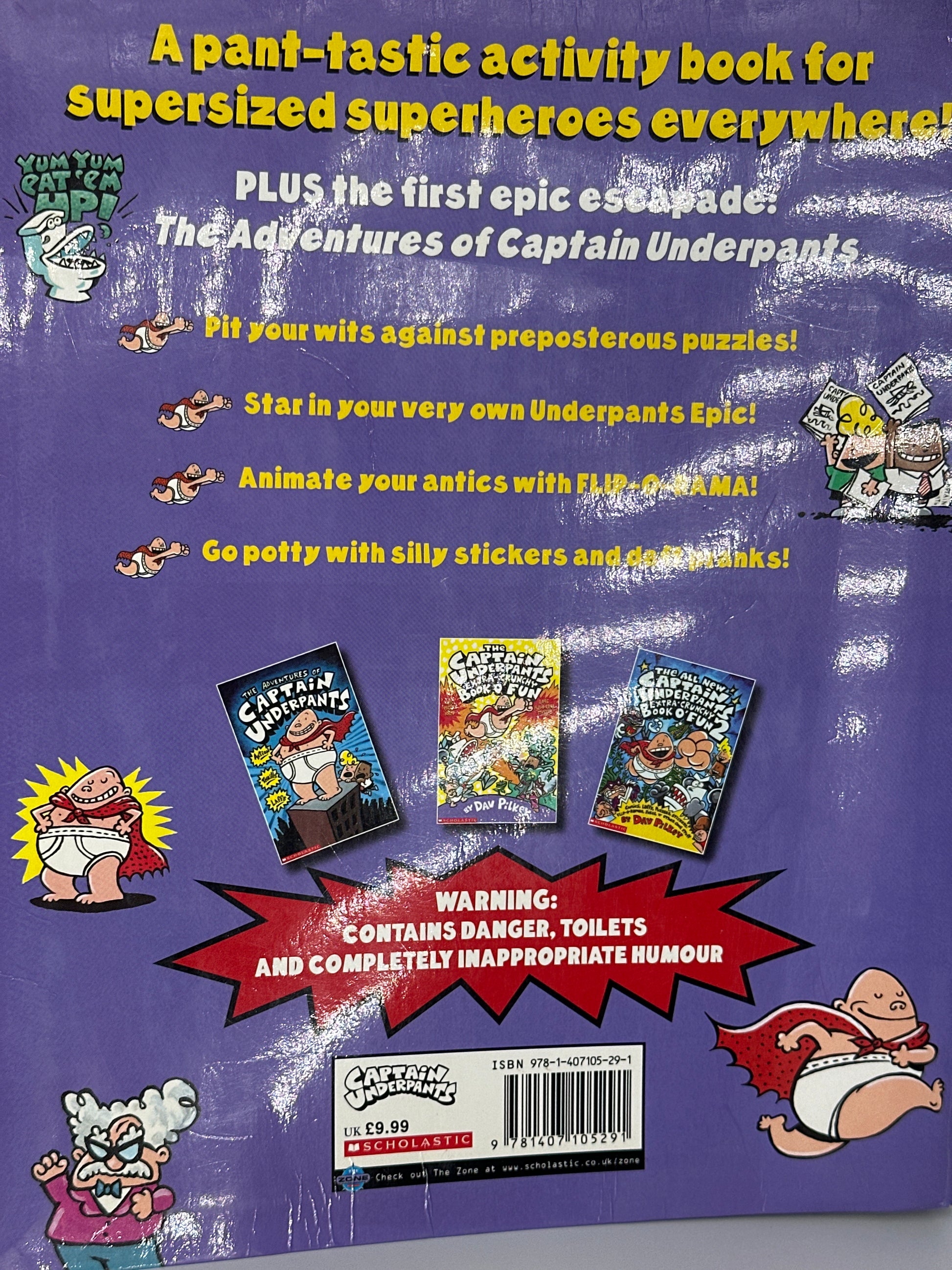 Captain Underpants: Extra Big N Extra Crunchy Book O Fun