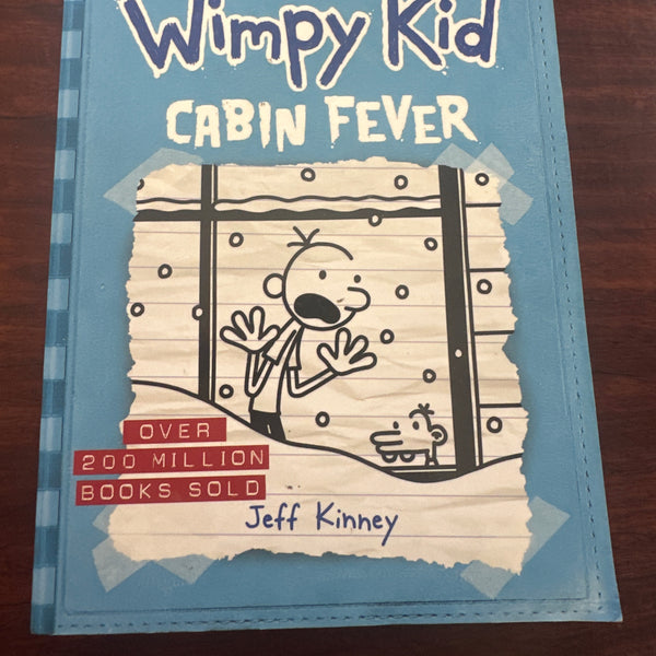 Jeff Kinney Cabin Fever: Diary of a Wimpy Kid front cover image