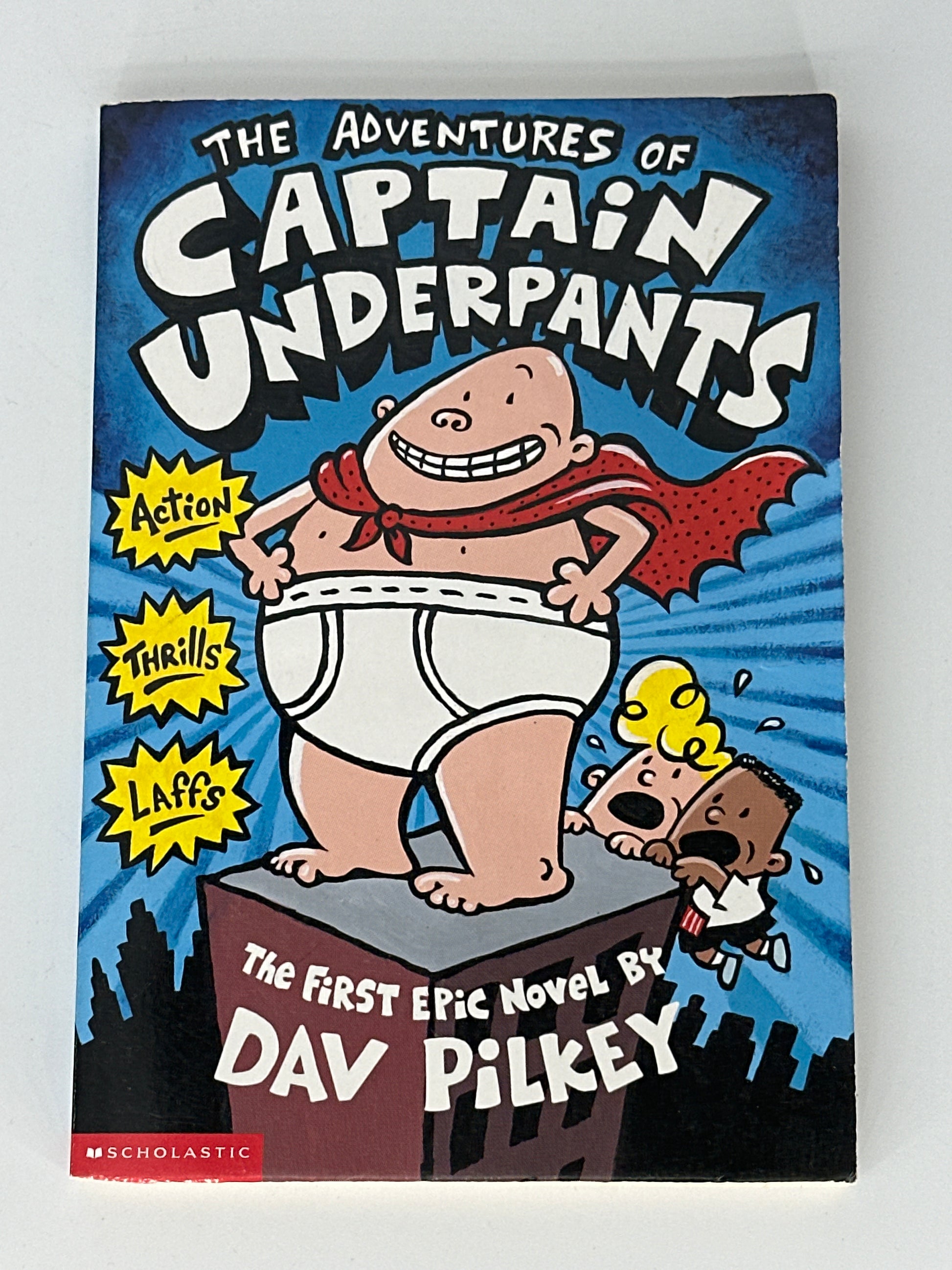 Dav Pilkey The Adventures of Captain Underpants front cover image