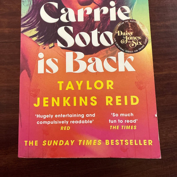 Taylor Jenkins Reid Carrie Soto Is Back front cover