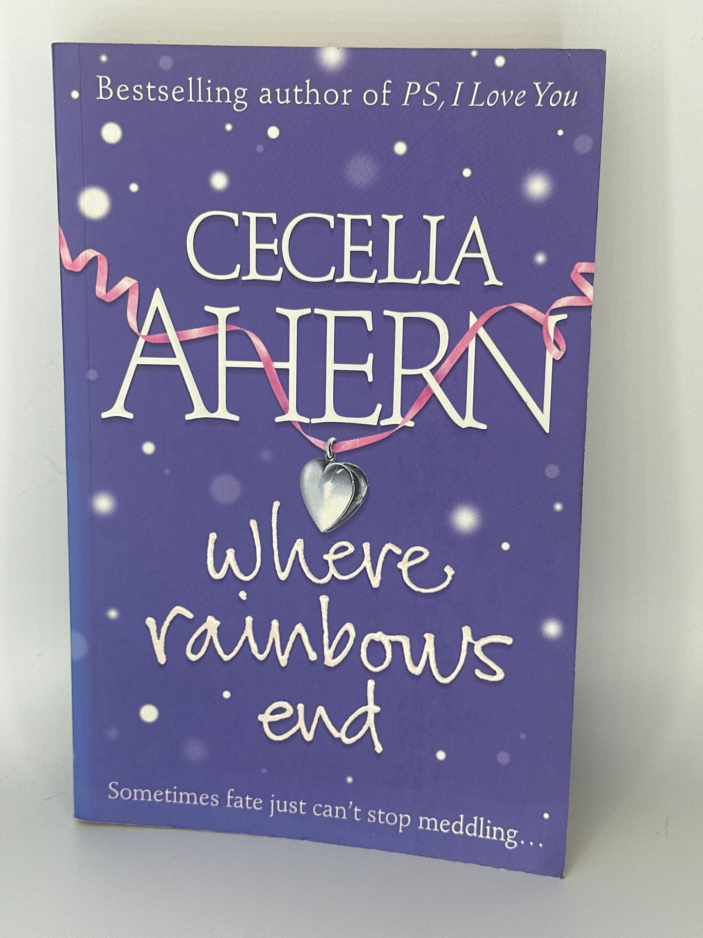 Cecelia Ahern Where Rainbows End actual front cover used books