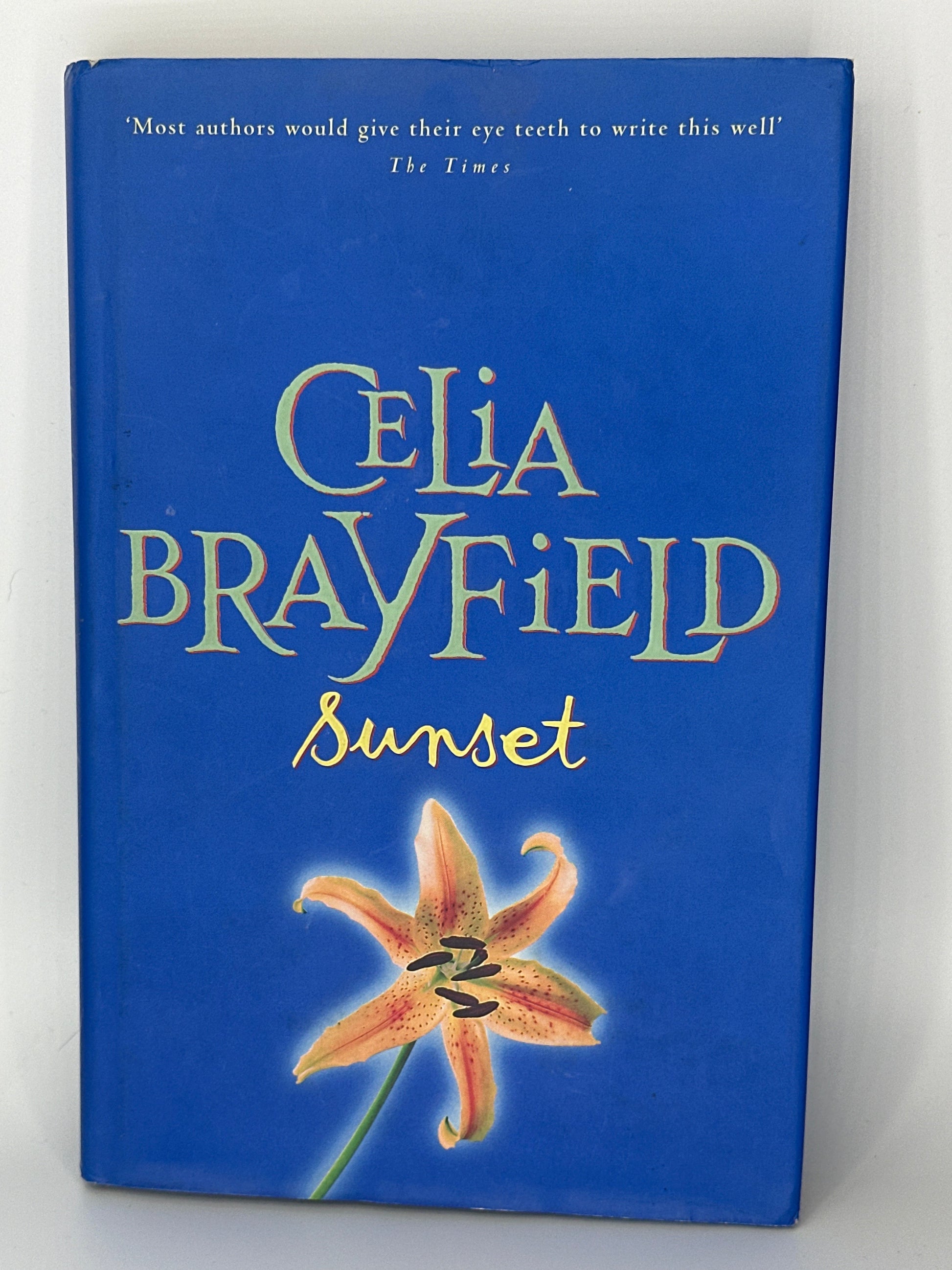 Celia Brayfield Sunset Actual Front Cover used books