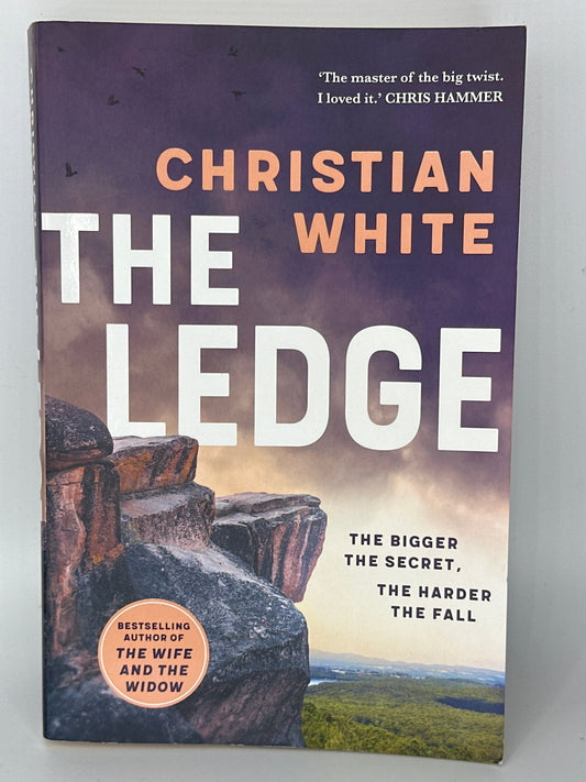 Christian White The Ledge actual front cover used books