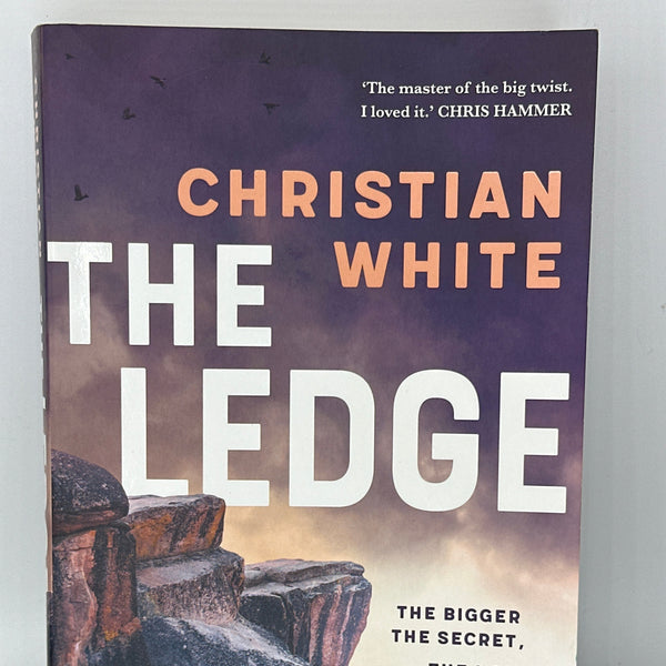 Christian White The Ledge actual front cover used books