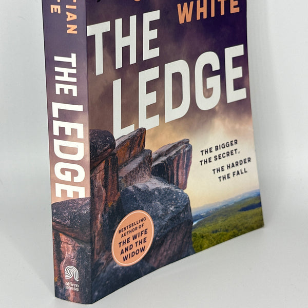 Christian White The Ledge actual spine used books