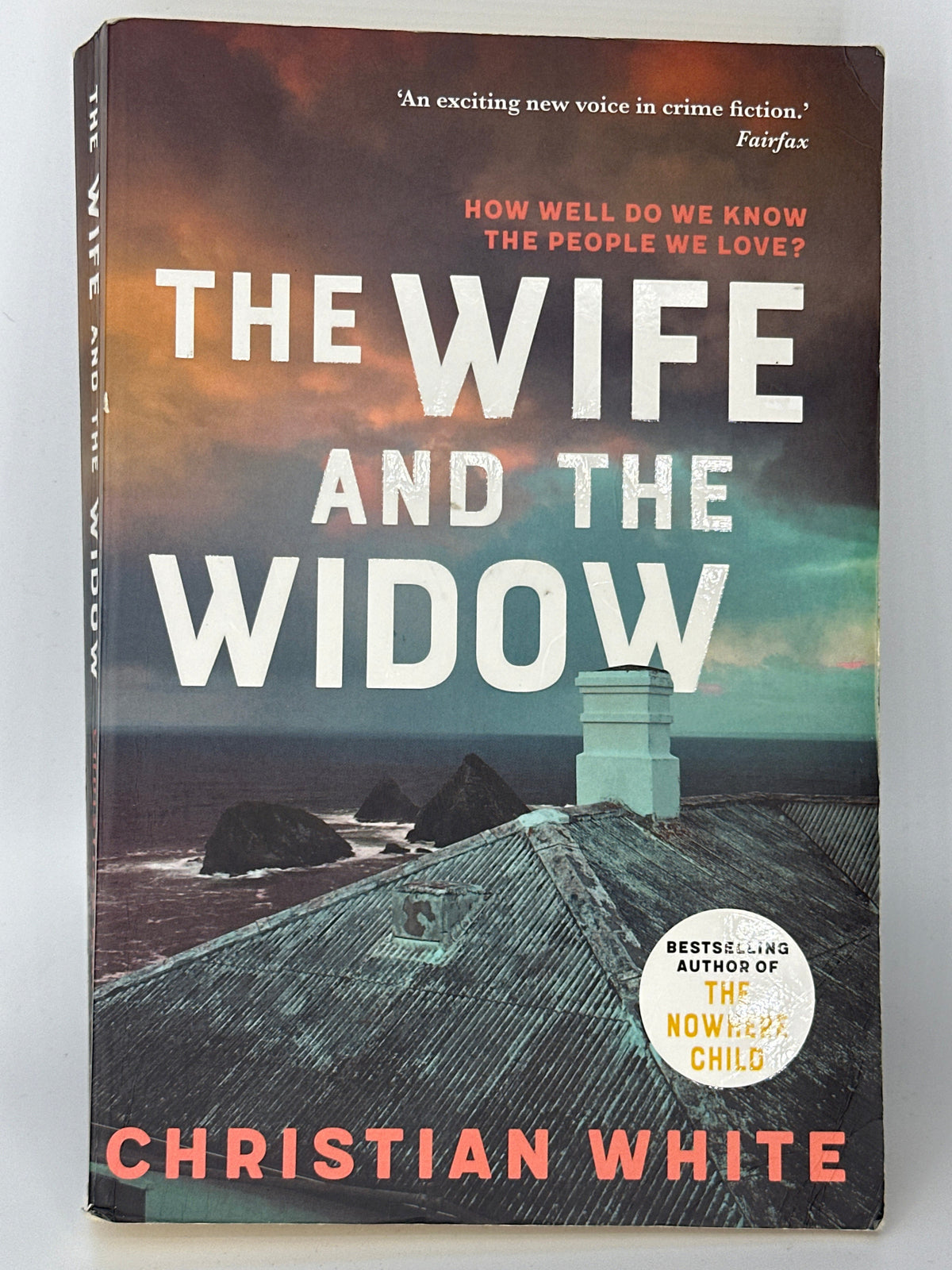 Christian White The Wife and the Widow actual front cover used books