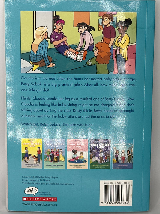 Claudia and the Bad Joke (Babysitters Club) back cover used books