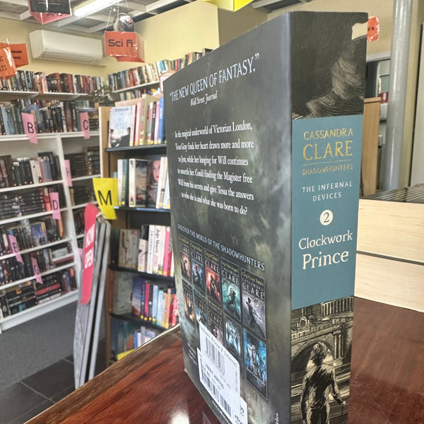 Cassandra Clare Clockwork Prince Back Cover