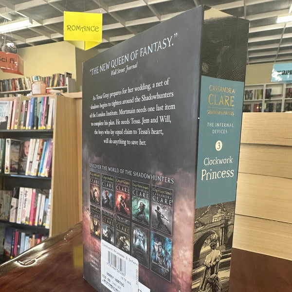 Cassandra Clare Clockwork Princess back cover image
