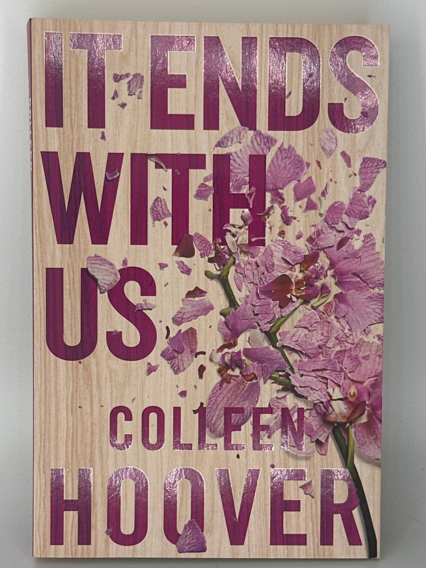 Colleen Hoover It Ends With Us actual front cover used books