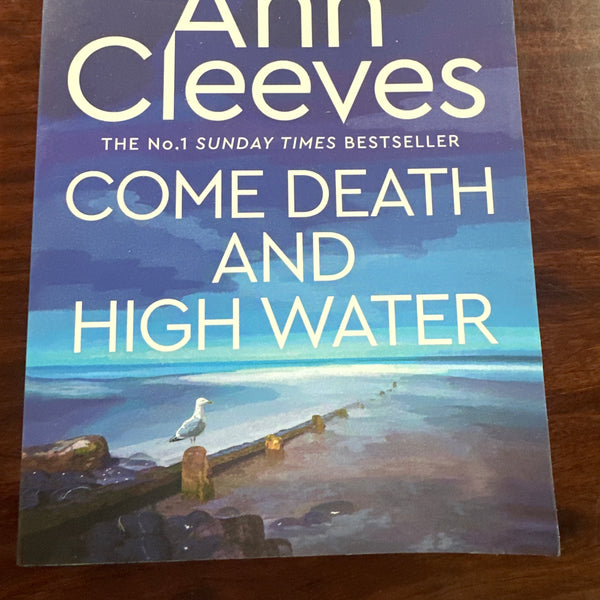 Ann Cleeves Come Death and High Water front cover