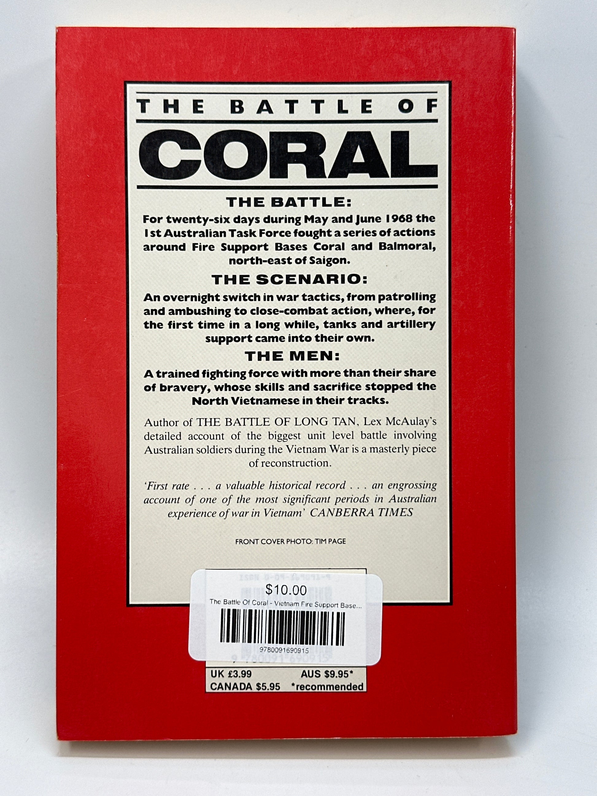 The Battle Of Coral - Vietnam Fire Support Bases Coral and Balmoral, May 1968