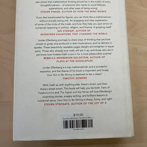 How Not to Be Wrong: The Hidden Maths of Everyday Life (Hardcover)