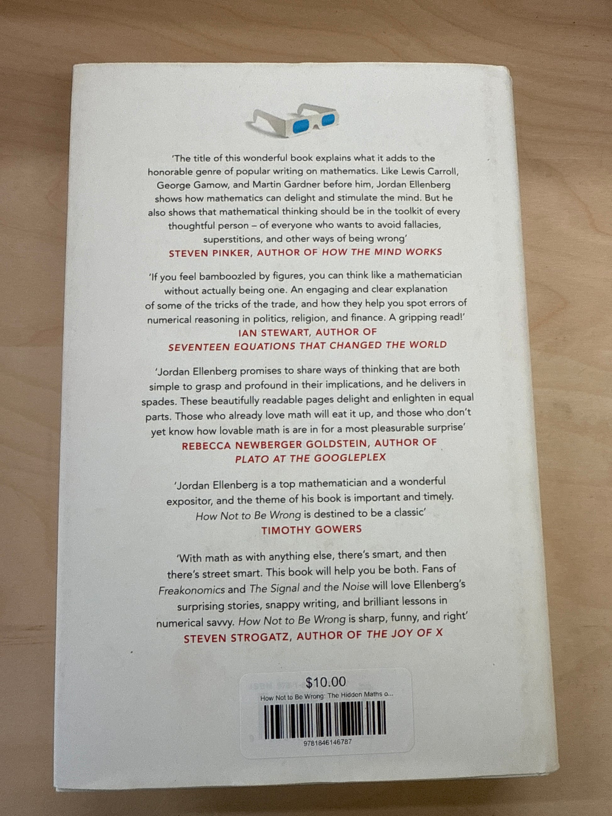 How Not to Be Wrong: The Hidden Maths of Everyday Life (Hardcover)