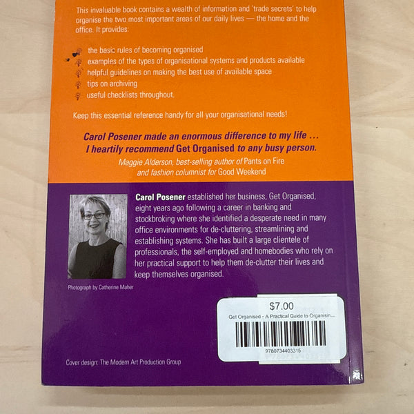 Get Organised - A Practical Guide to Organising Your Home and Office