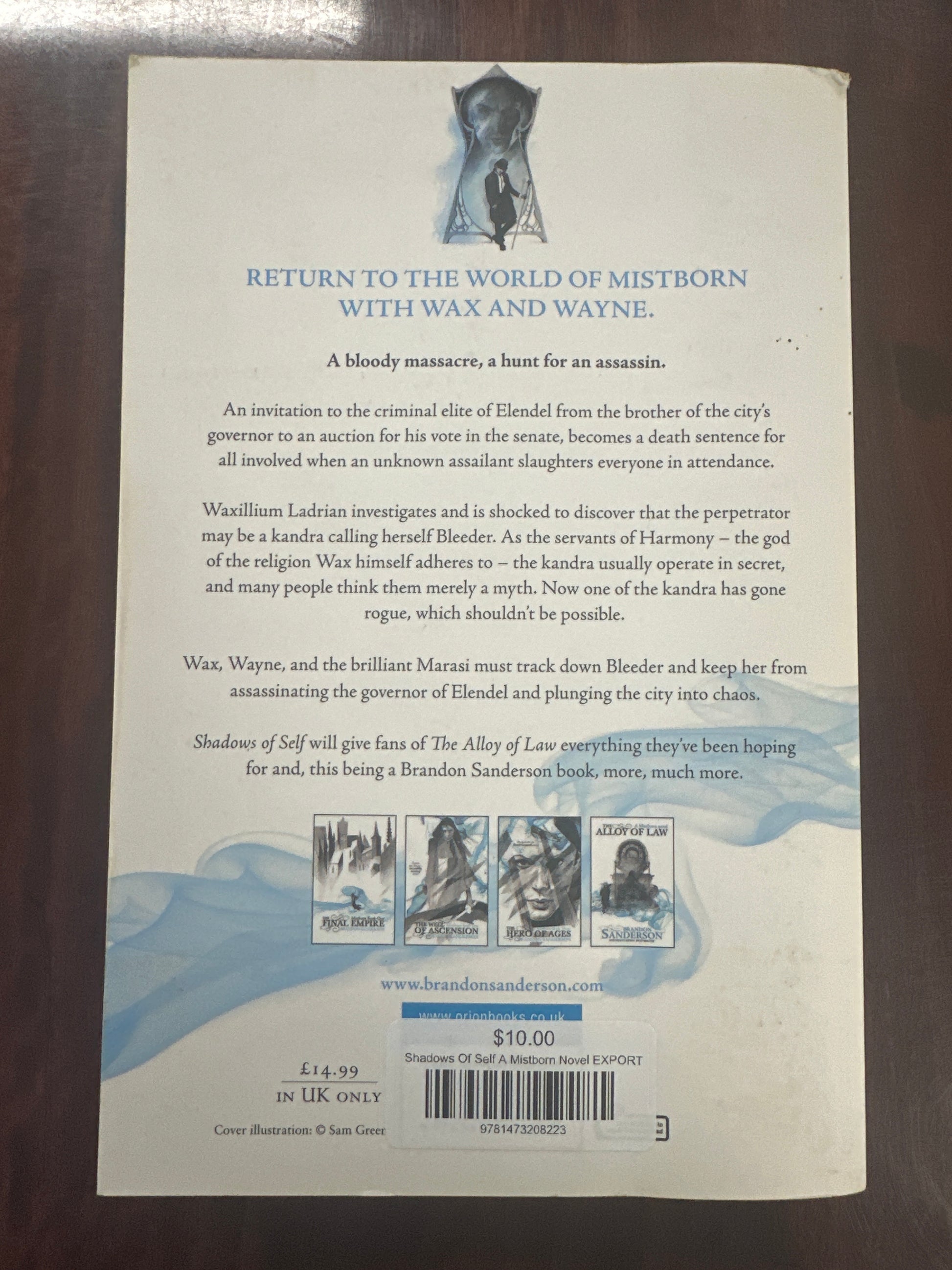 Shadows Of Self: A Mistborn Novel