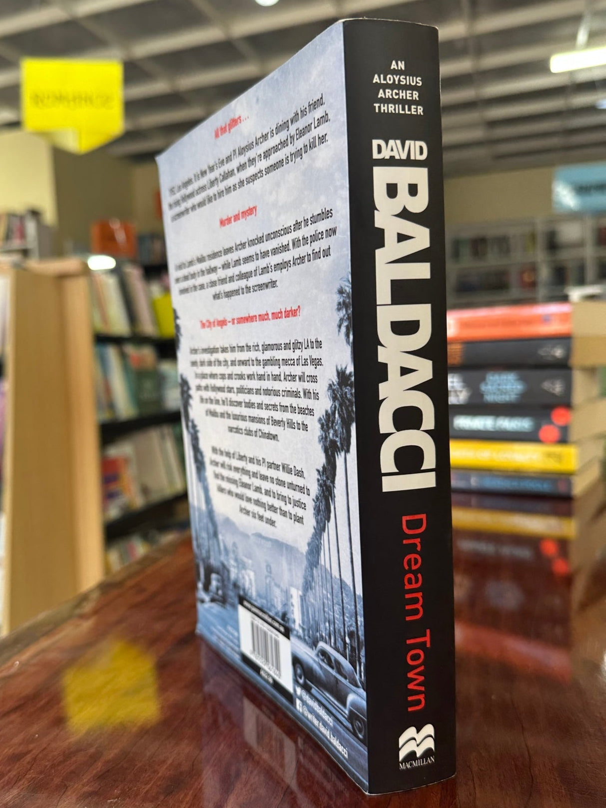 David Baldacci Dream Town back cover image