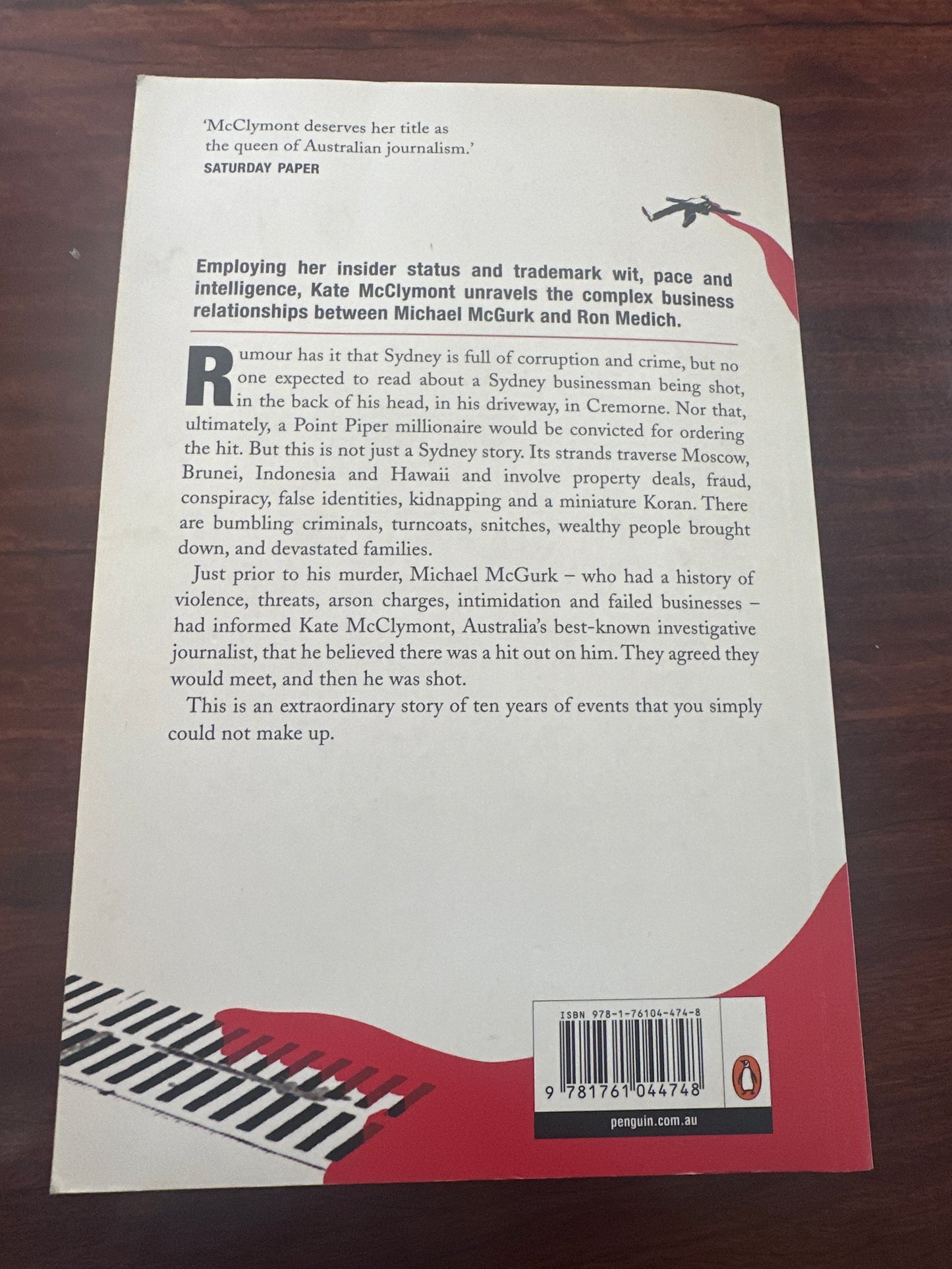 Kate McClymont Dead Man Walking back cover image