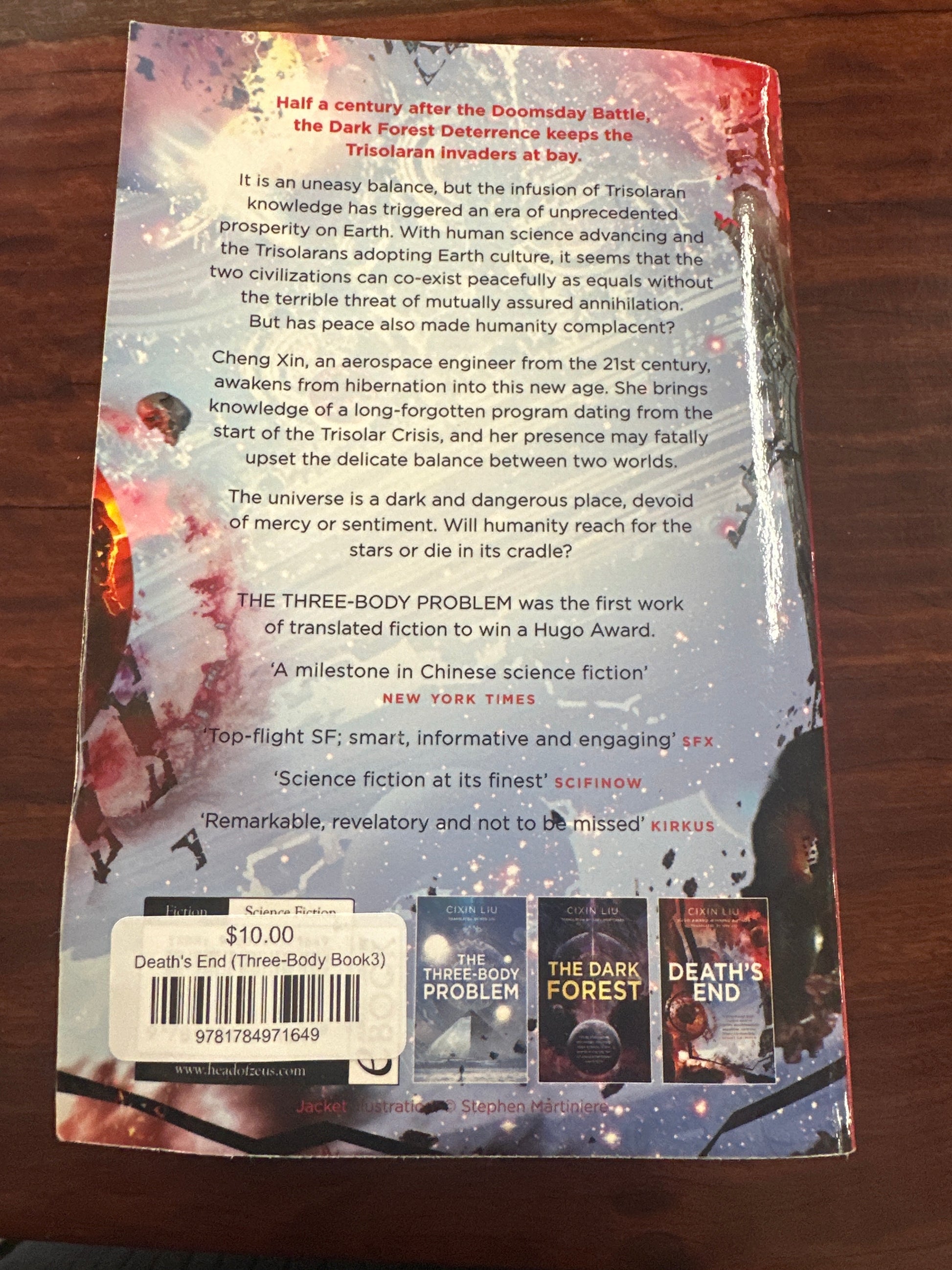 Cixin Liu Death's End back cover