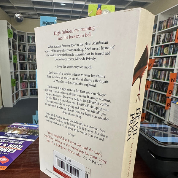 Lauren Weisberger Devil Wears Prada back cover