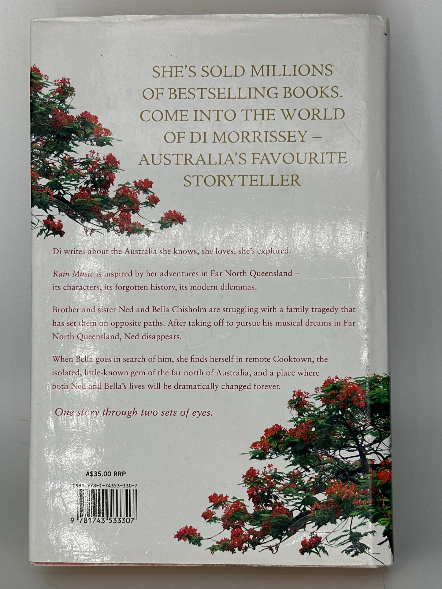 Di Morrissey Rain Music. Before You Face The Future, First You Must Confront The Past actual back cover used books