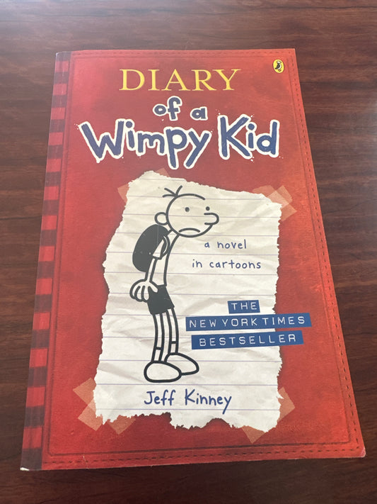 Jeff Kinney Diary of a Wimpy Kid front cover