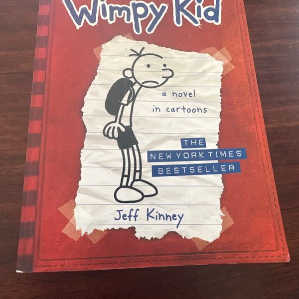 Jeff Kinney Diary of a Wimpy Kid front cover