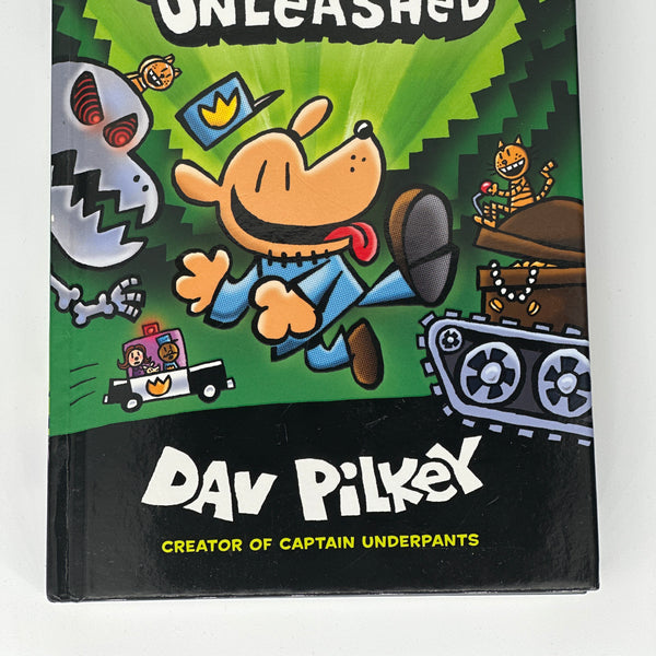 Dav Pilkey Dog Man Unleashed: From the Creator of Captain Underpants (Dog Man #2) front cover image