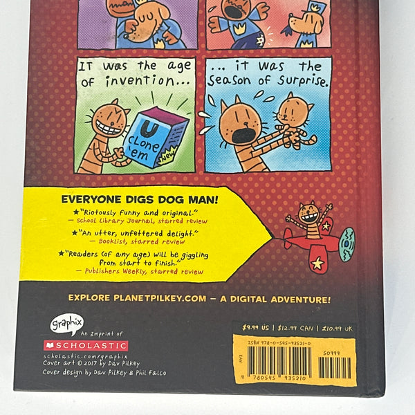 Dav Pilkey Dog Man: A Tale of Two Kitties: From the Creator of Captain Underpants (Dog Man #3) back cover used books