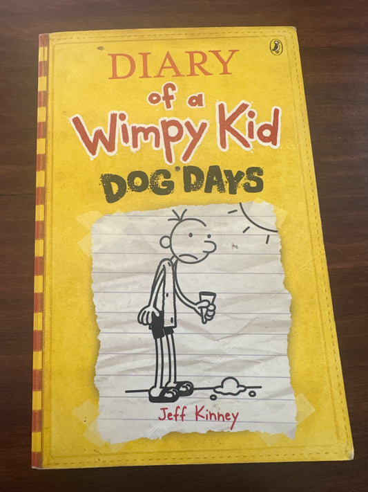 Jeff Kinney Dog Days: Diary of a Wimpy Kid front cover image