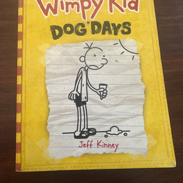 Jeff Kinney Dog Days: Diary of a Wimpy Kid front cover image