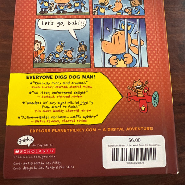 Dog Man: Brawl of the Wild by Dav Pilkey back cover