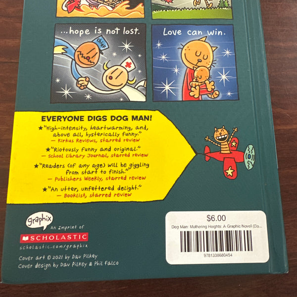 Dog Man: Mothering Heights by Dav Pilkey back cover