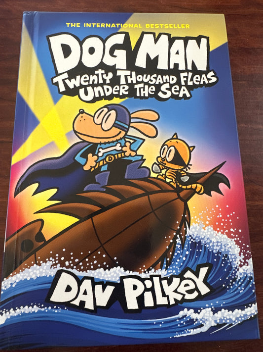 Dog Man: Twenty Thousand Fleas Under the Sea by Dav Pilkey front cover