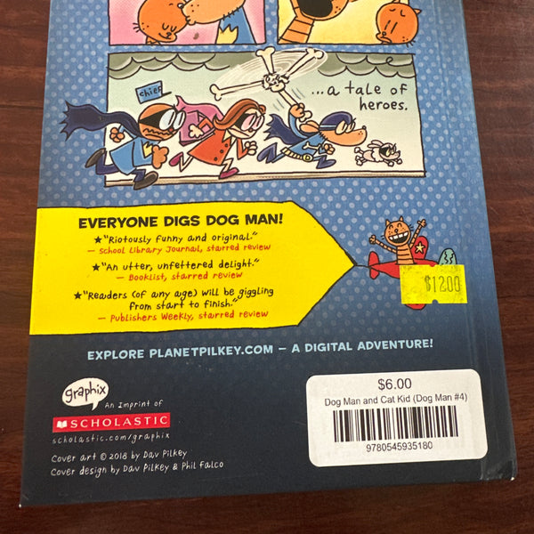 Dog Man and Cat Kid by Dav Pilkey back cover