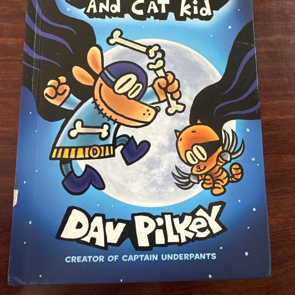 Dog Man and Cat Kid by Dav Pilkey front cover