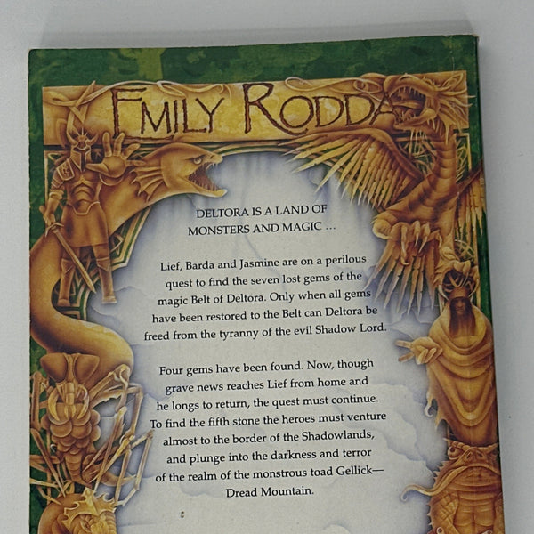 Emily Rodda Dread Mountain Deltora Quest back cover image